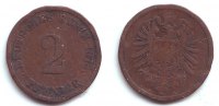 Kaiserreich 2 Pfennig 2 Pfennig - kleiner Adler