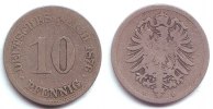 Kaiserreich 10 Pfennig 10 Pfennig - kleiner Adler
