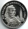 Cook-Inseln 50 Dollar 500 Jahre Amerika - Samuel de Champlain -