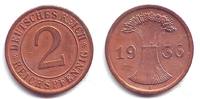 Drittes Reich 2 Pfennig 2 Reichspfennig