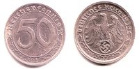 Drittes Reich 50 Pfennig 50 Reichspfennig