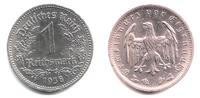 Drittes Reich 1 Mark 1 Reichsmark -
