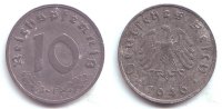 Alliierte Besetzung 10 Reichspfennig 10 Reichspfennig - ohne Hakenkreuz