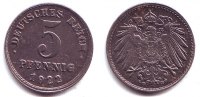 Kaiserreich 5 Pfennig 5 Pfennig