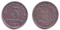 Kaiserreich 5 Pfennig 5 Pfennig