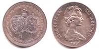 Isle of Man 1 Crown Hochzeit Prinz Charles und Lady Diana -