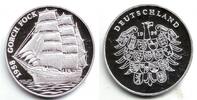 Deutschland Silbermedaille Segelschiff Gorch Fock - Segelschulschiff -