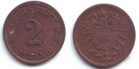 Kaiserreich 2 Pfennig 2 Pfennig - kleiner Adler