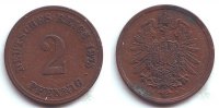 Kaiserreich 2 Pfennig 2 Pfennig - kleiner Adler