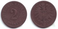 Kaiserreich 2 Pfennig 2 Pfennig - kleiner Adler