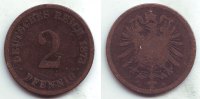 Kaiserreich 2 Pfennig 2 Pfennig - kleiner Adler