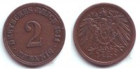 Kaiserreich 2 Pfennig 2 Pfennig - großer Adler -