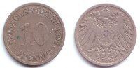 Kaiserreich 10 Pfennig 10 Pfennig - großer Adler -