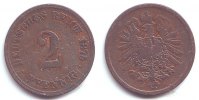 Kaiserreich 2 Pfennig 2 Pfennig - kleiner Adler