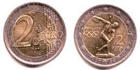 Griechenland 2 Euro Olympische Spiele in Athen - Diskuswerfer