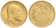 Württemberg 10 Mark König Wilhelm II. von Württemberg