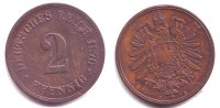 Kaiserreich 2 Pfennig 2 Pfennig - kleiner Adler