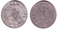 Alliierte Besetzung 1 Pfennig Reichspfennig ohne Hakenkreuz