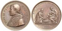 Medaille o.J. (1866) Kirchenstaat-Vatikan Papst Pius IX. (1846-1878) - Fußwaschung beim letzten Abendmahl vz/st