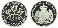 San Marino 5000 Lire Bäume mit Wurzeln