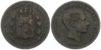 Spanien 5 Centimos Alfonso XII. (1874 - 1885)