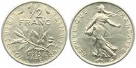 Frankreich 1/2 Franc Säerin vor aufgehender Sonne - Olivenzweig