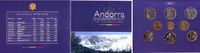 Andorra KMS - 1 Centim - 1 Euro Kursmünzsatz Adorra im Folder - Landschaft