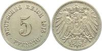 Kaiserreich 5 Pfennig 5 Pfennig - großer Adler -