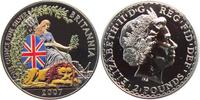 Großbritannien 2 Pounds - 1 Unze Britannia farbig