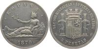 Spanien 5 Pesetas Provisorische Regierung