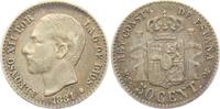 Spanien 50 Centimos Alfonso XII. (1874 - 1885)