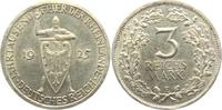 Weimarer Republik 3 Reichsmark Rheinlande