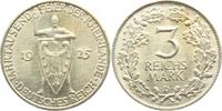 Weimarer Republik 3 Reichsmark Rheinlande