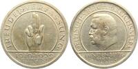 Weimarer Republik 5 Reichsmark Schwurhand - Hindenburg