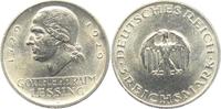 Weimarer Republik 3 Reichsmark Lessing