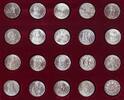 Österreich 19x 25 Schilling 25 Schilling Komplettserie (19 Münzen)