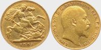 Großbritannien 1/2 Sovereign Edward VII.