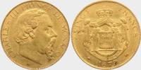 Monaco 20 Francs Karl III. (1856-1889)