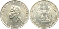 Drittes Reich 2 Reichsmark Schiller