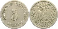 Kaiserreich 5 Pfennig 5 Pfennig - großer Adler -