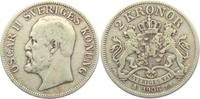 Schweden 2 Kronen Oskar II. (1872 - 1907)