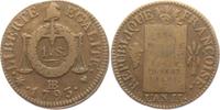 Frankreich 1 Sol 1. Republik (1792 - 1804)