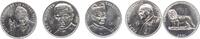 Kongo 4 x 1 Franc Papst Johannes Paul II. (1978 - 2005) -