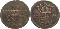 Ungarn 10 Poltura (X) Franz II. Rakoczi (1703 - 1704)