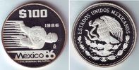 Mexico - Mexiko 100 Pesos Fußball-WM Mexico 1986 - 4. Teil Bild