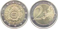 Spanien 2 Euro 10 Jahre Euro Bargeld -