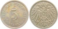 Kaiserreich 5 Pfennig 5 Pfennig - großer Adler -