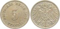 Kaiserreich 5 Pfennig 5 Pfennig - großer Adler -