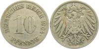 Kaiserreich 10 Pfennig 10 Pfennig - großer Adler -