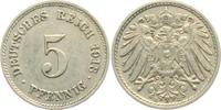 Kaiserreich 5 Pfennig 5 Pfennig - großer Adler -